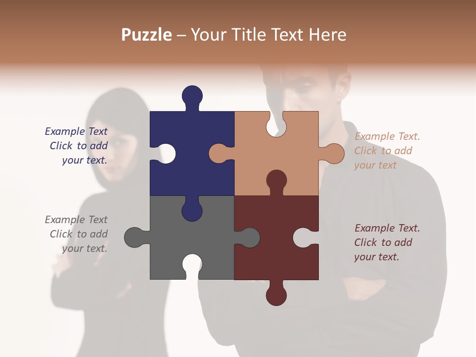 Fat Sleeping Cutout PowerPoint Template