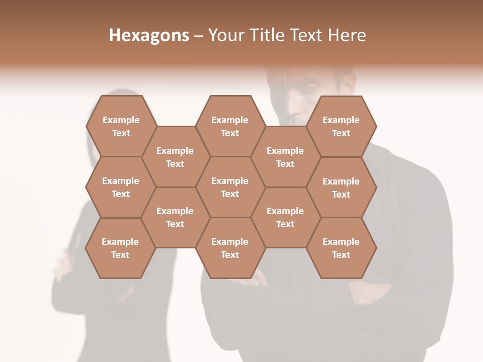 Fat Sleeping Cutout PowerPoint Template