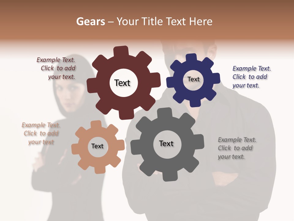 Fat Sleeping Cutout PowerPoint Template