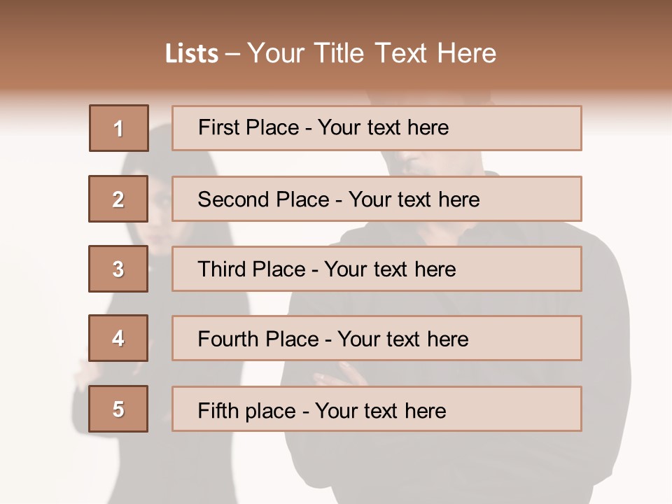 Fat Sleeping Cutout PowerPoint Template