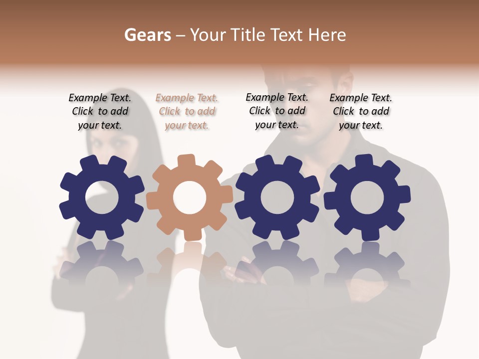 Fat Sleeping Cutout PowerPoint Template