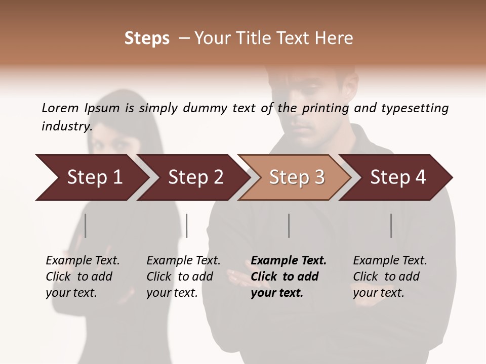 Fat Sleeping Cutout PowerPoint Template