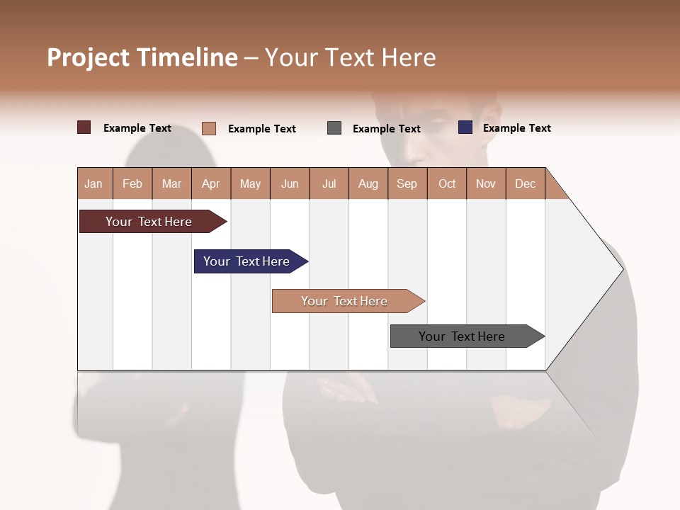 Fat Sleeping Cutout PowerPoint Template