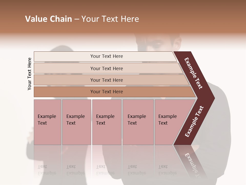 Fat Sleeping Cutout PowerPoint Template
