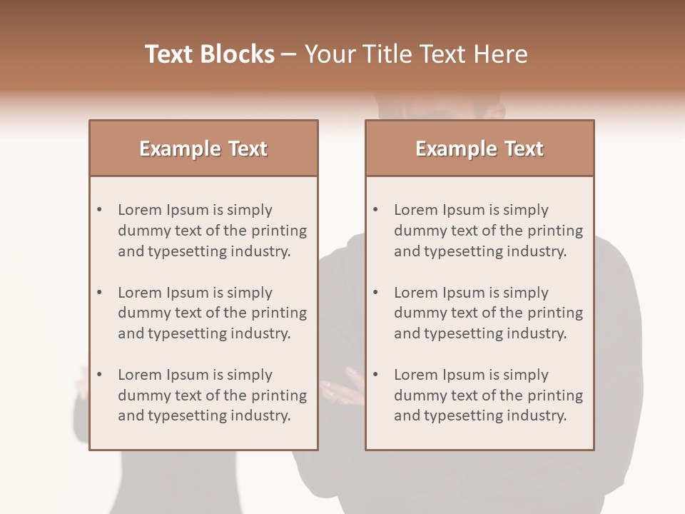 Fat Sleeping Cutout PowerPoint Template