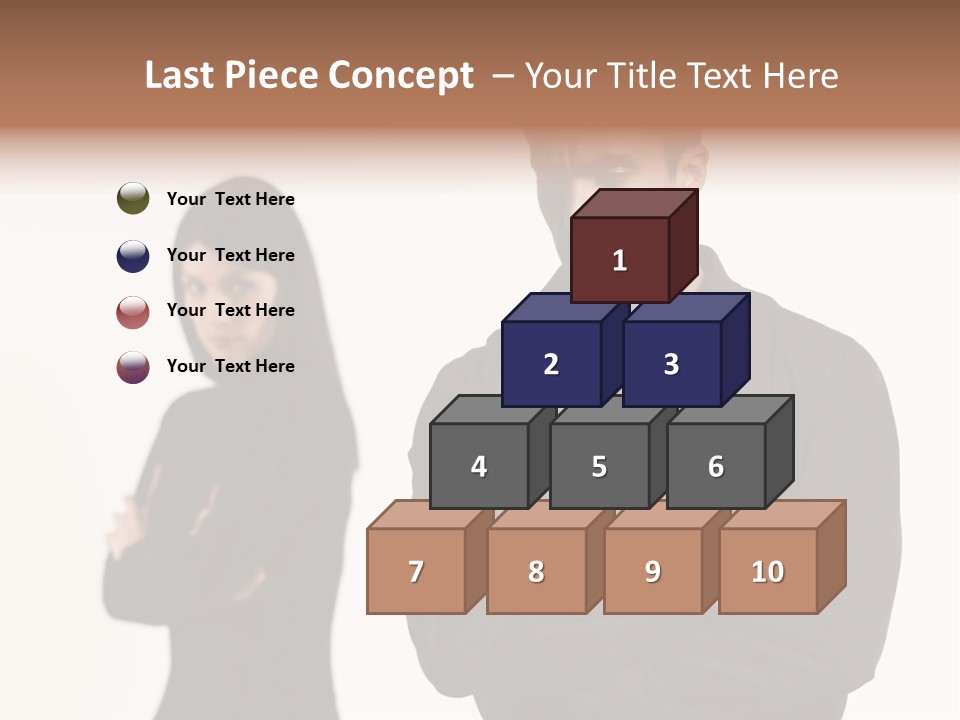 Fat Sleeping Cutout PowerPoint Template