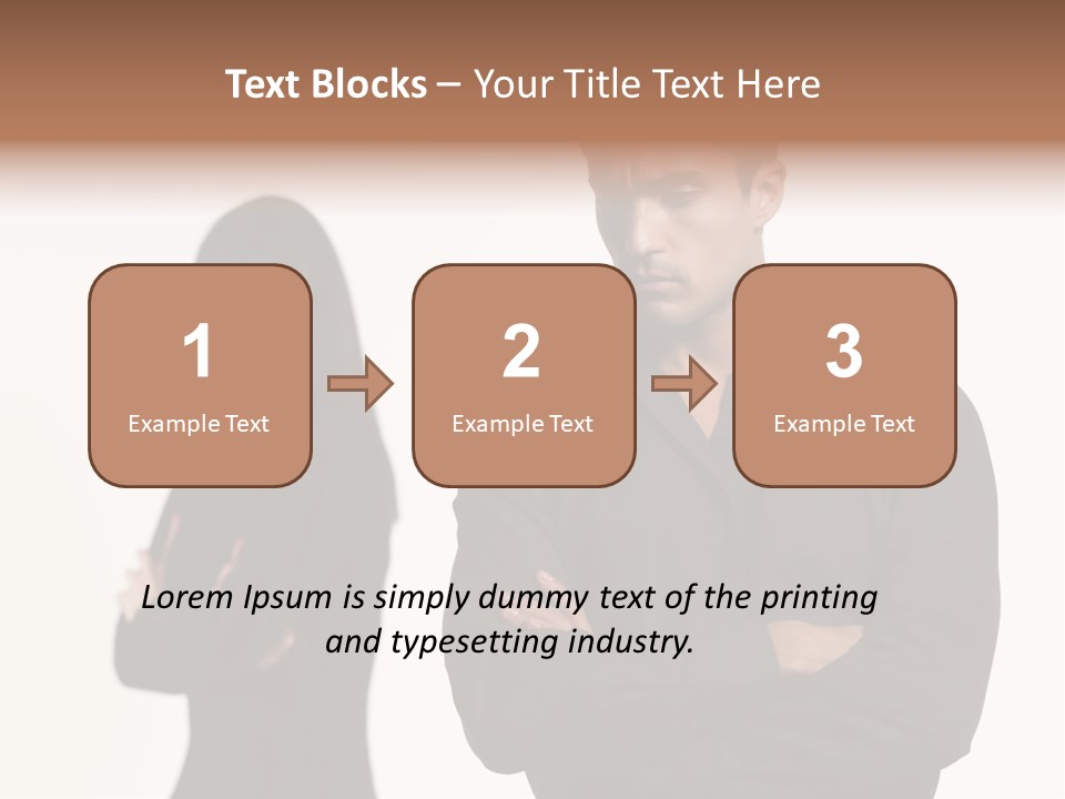 Fat Sleeping Cutout PowerPoint Template