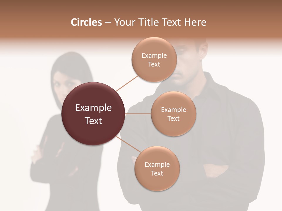 Fat Sleeping Cutout PowerPoint Template