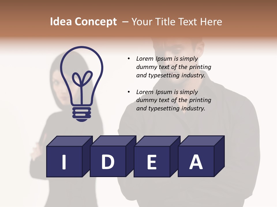 Fat Sleeping Cutout PowerPoint Template