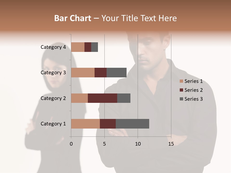 Fat Sleeping Cutout PowerPoint Template