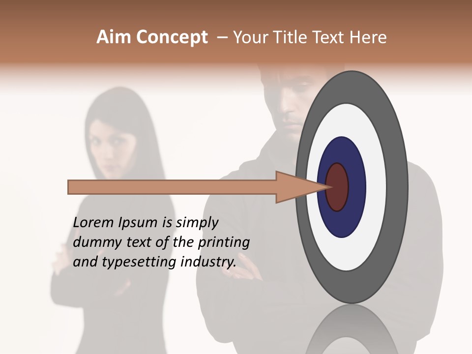 Fat Sleeping Cutout PowerPoint Template