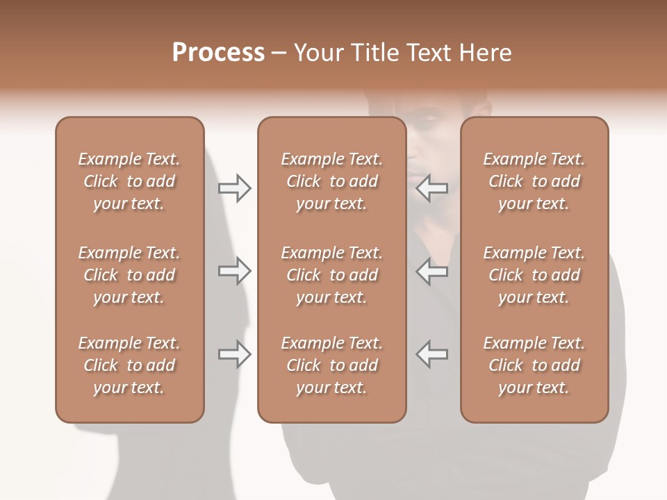 Fat Sleeping Cutout PowerPoint Template