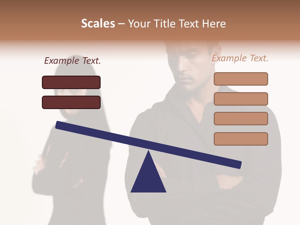 Fat Sleeping Cutout PowerPoint Template