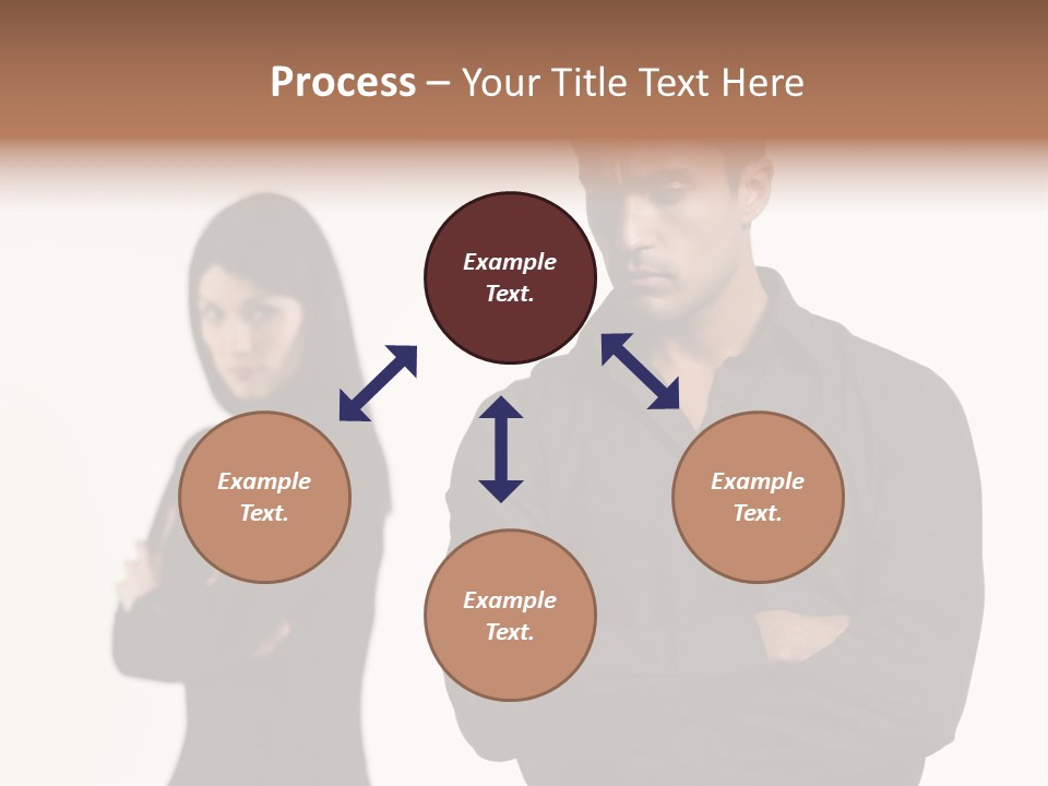 Fat Sleeping Cutout PowerPoint Template