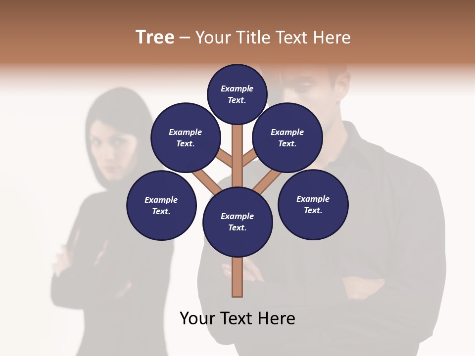 Fat Sleeping Cutout PowerPoint Template