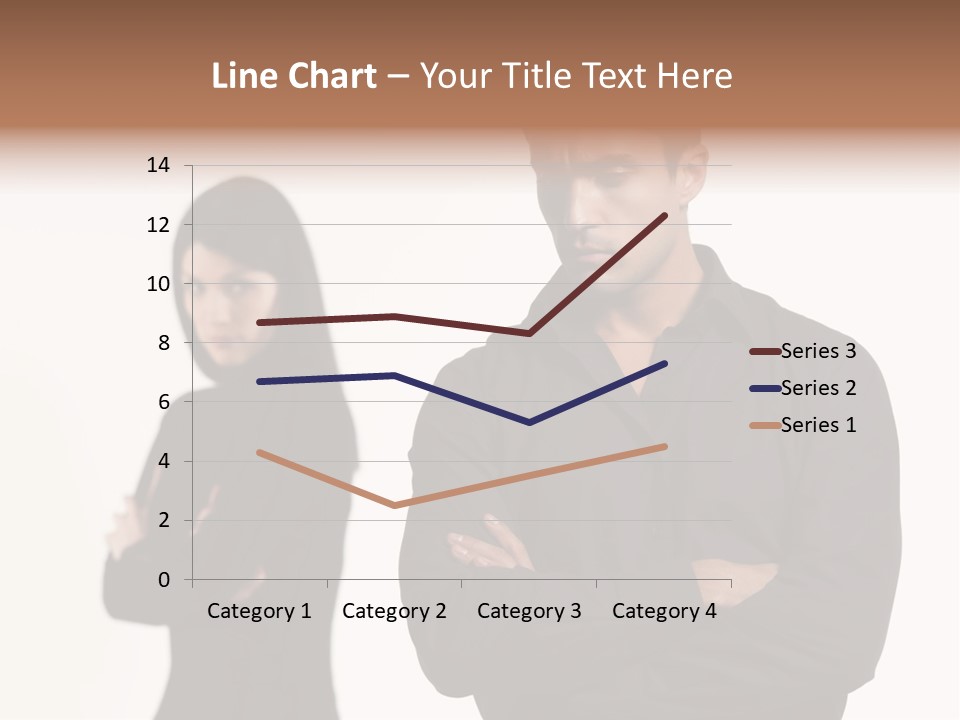 Fat Sleeping Cutout PowerPoint Template