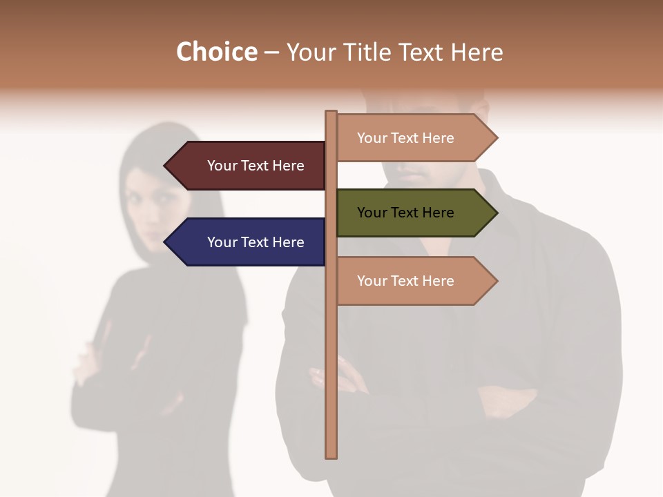 Fat Sleeping Cutout PowerPoint Template