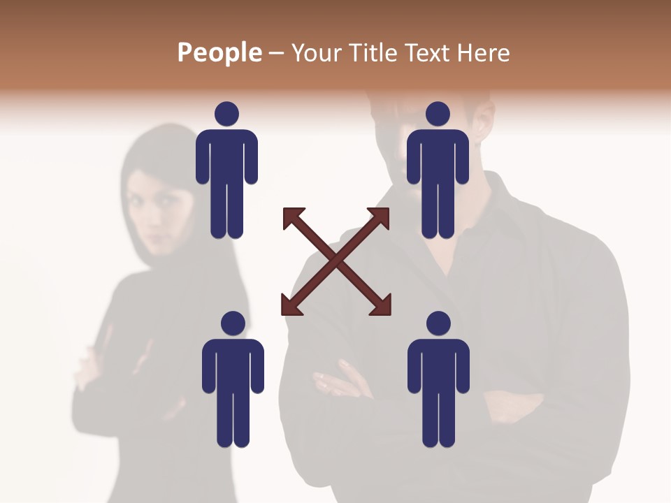 Fat Sleeping Cutout PowerPoint Template