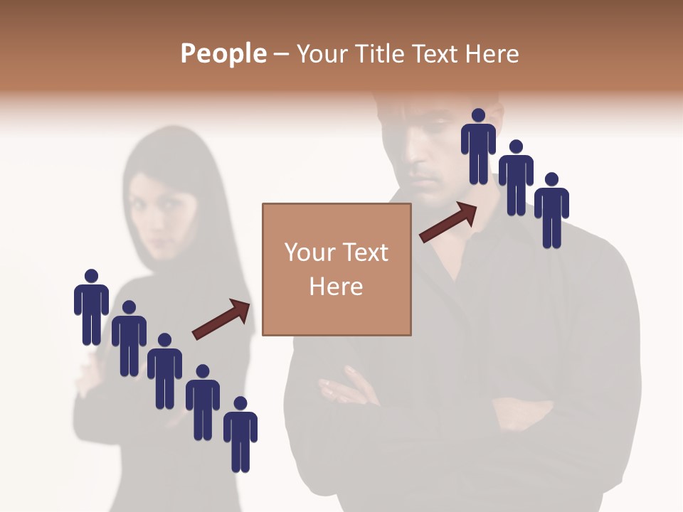 Fat Sleeping Cutout PowerPoint Template