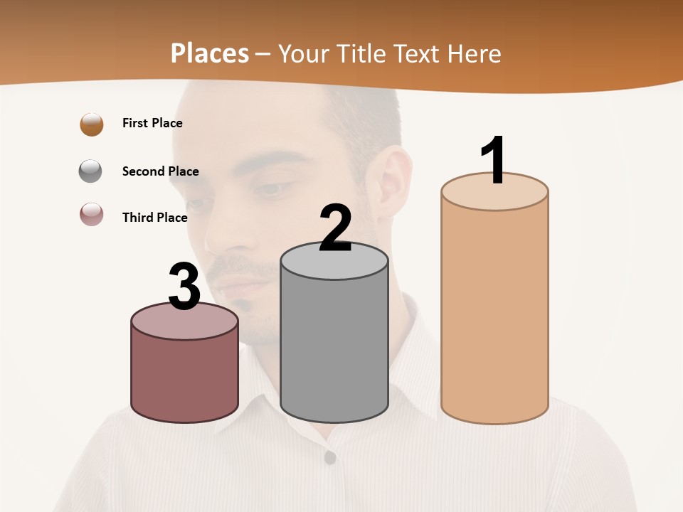 Male Overweight Sleeping PowerPoint Template