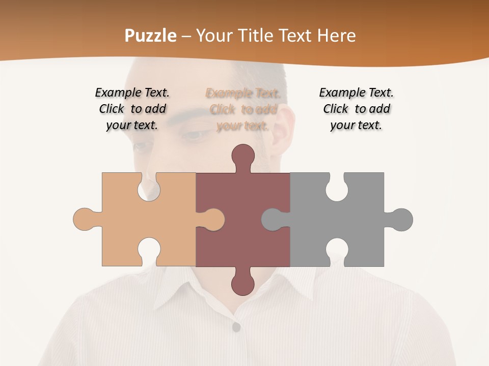 Male Overweight Sleeping PowerPoint Template