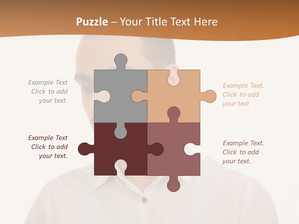 Male Overweight Sleeping PowerPoint Template