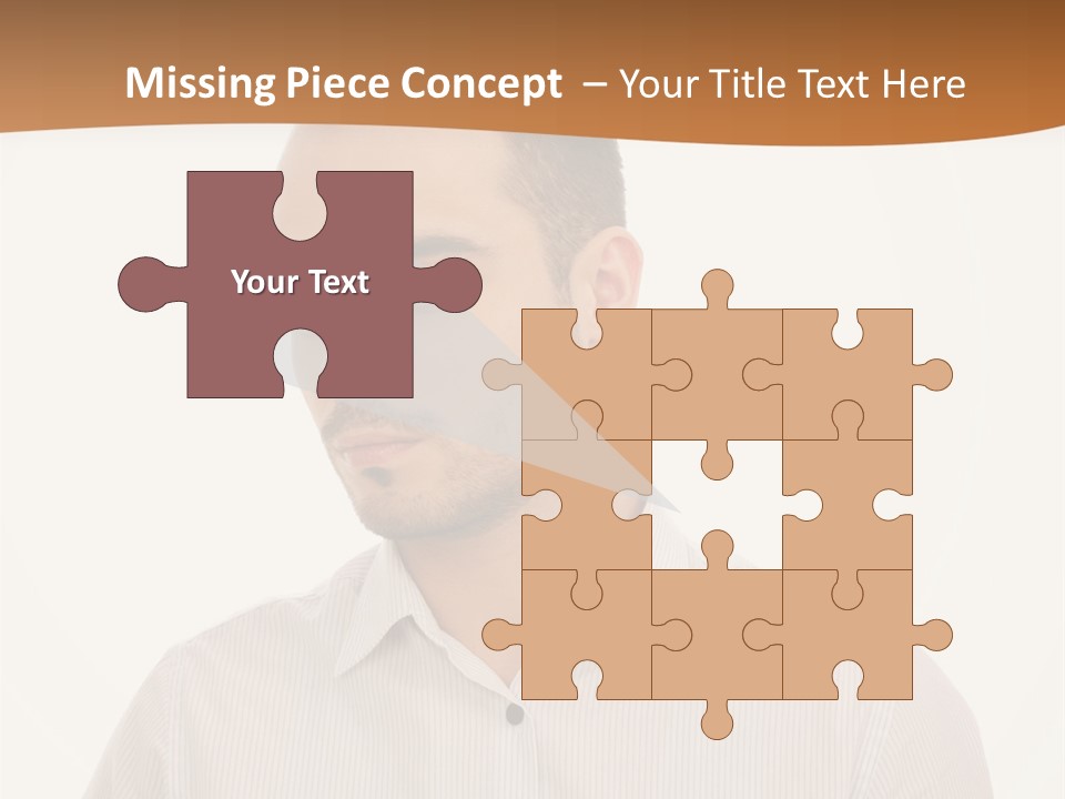 Male Overweight Sleeping PowerPoint Template