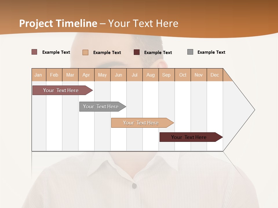Male Overweight Sleeping PowerPoint Template