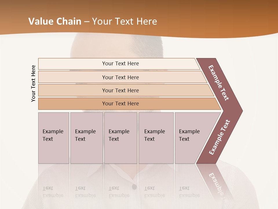 Male Overweight Sleeping PowerPoint Template