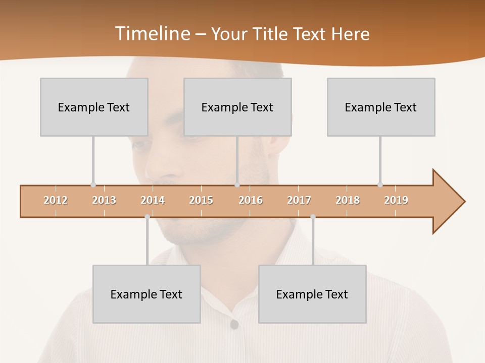 Male Overweight Sleeping PowerPoint Template