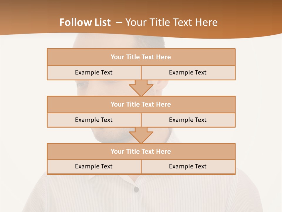 Male Overweight Sleeping PowerPoint Template