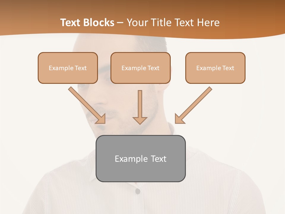 Male Overweight Sleeping PowerPoint Template