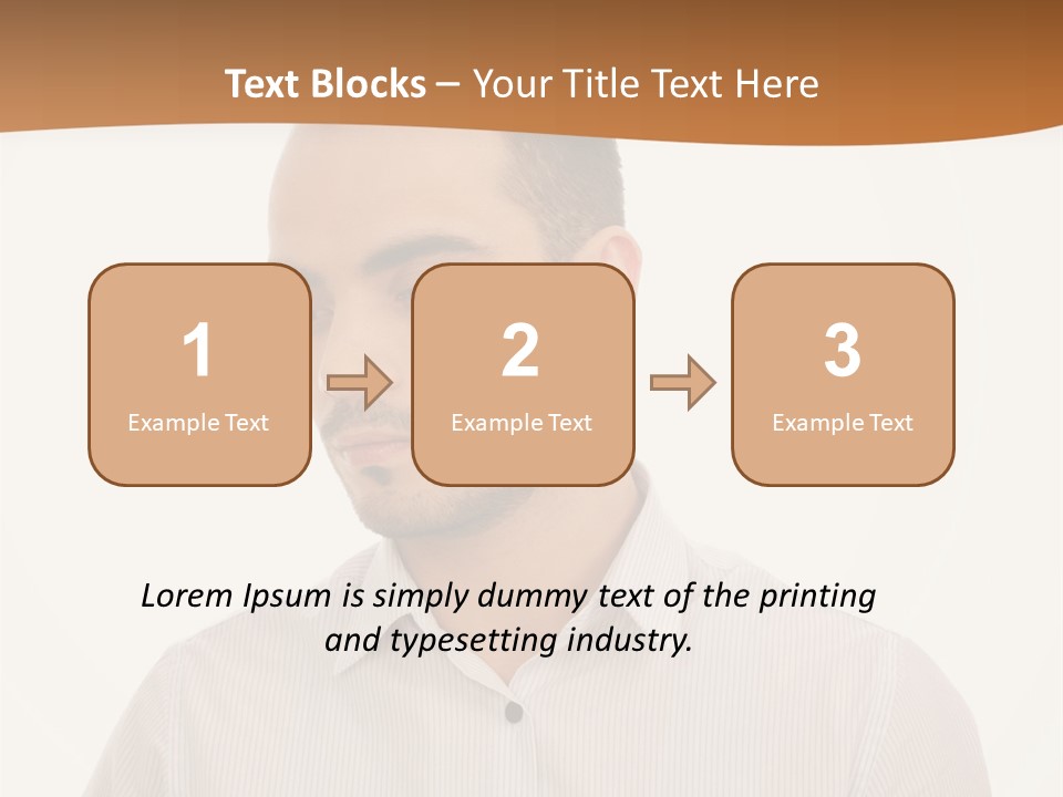 Male Overweight Sleeping PowerPoint Template