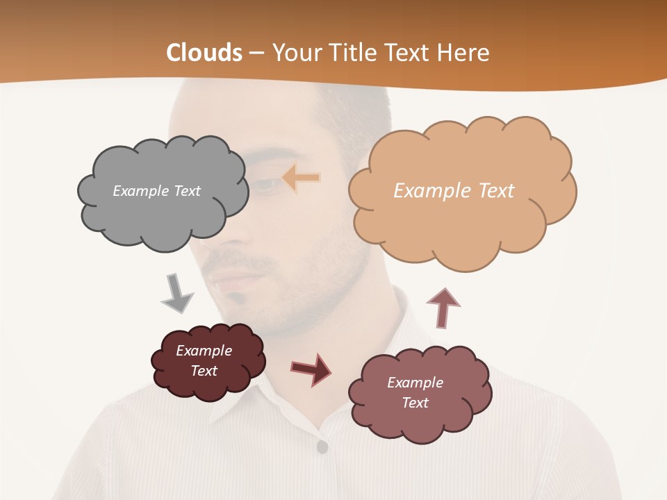 Male Overweight Sleeping PowerPoint Template