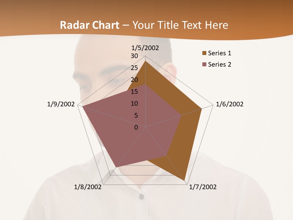 Male Overweight Sleeping PowerPoint Template