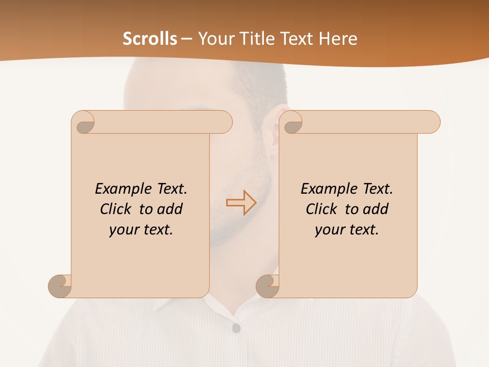 Male Overweight Sleeping PowerPoint Template