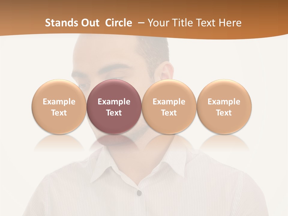 Male Overweight Sleeping PowerPoint Template