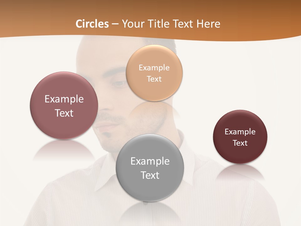 Male Overweight Sleeping PowerPoint Template