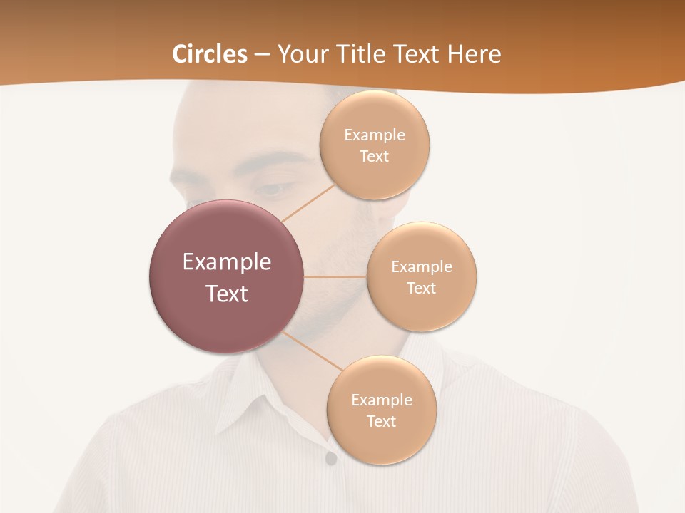 Male Overweight Sleeping PowerPoint Template