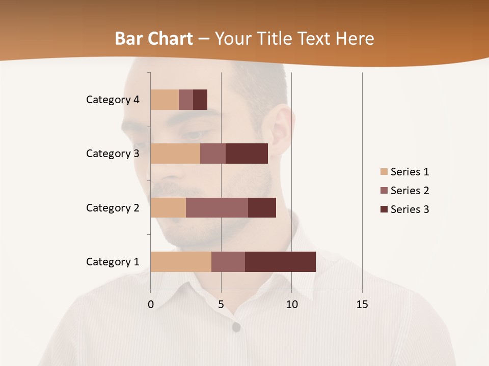 Male Overweight Sleeping PowerPoint Template