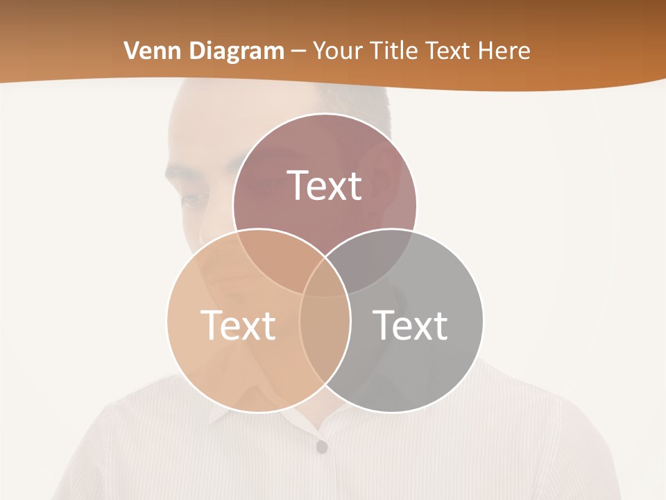 Male Overweight Sleeping PowerPoint Template