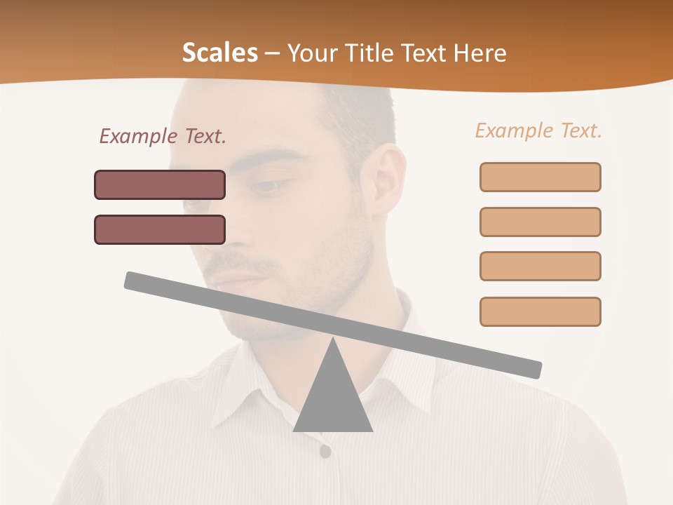 Male Overweight Sleeping PowerPoint Template