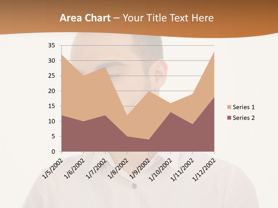 Male Overweight Sleeping PowerPoint Template