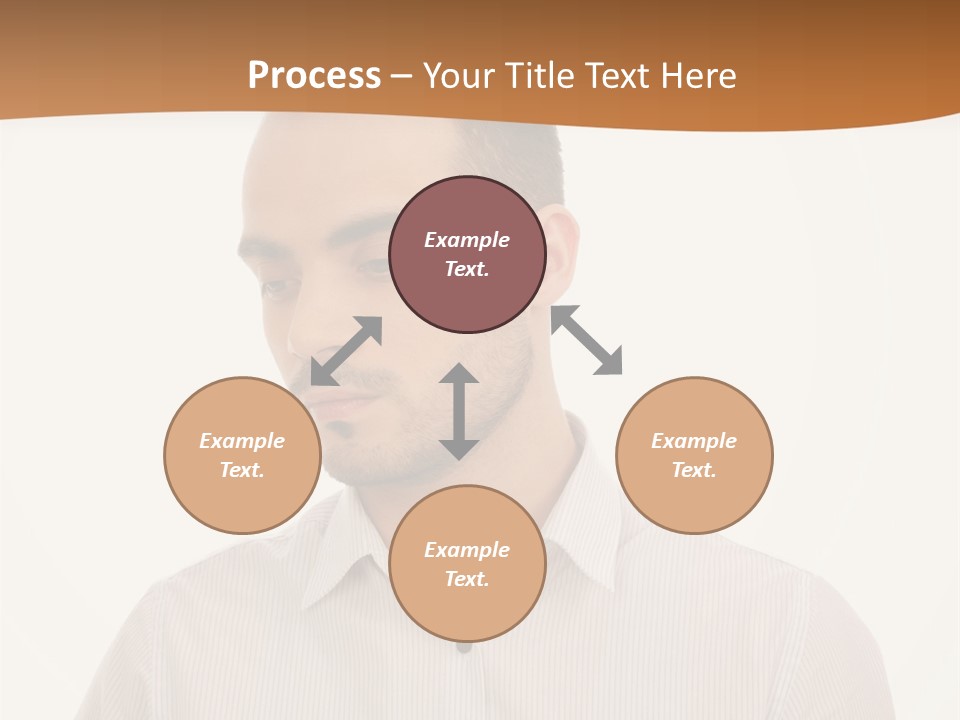 Male Overweight Sleeping PowerPoint Template
