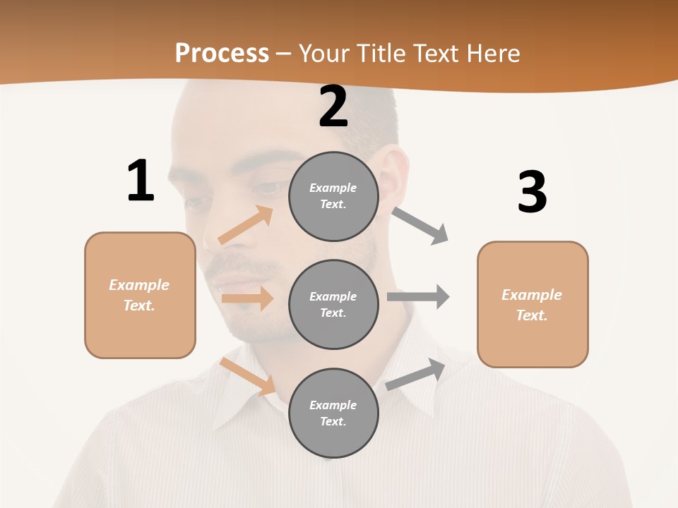 Male Overweight Sleeping PowerPoint Template
