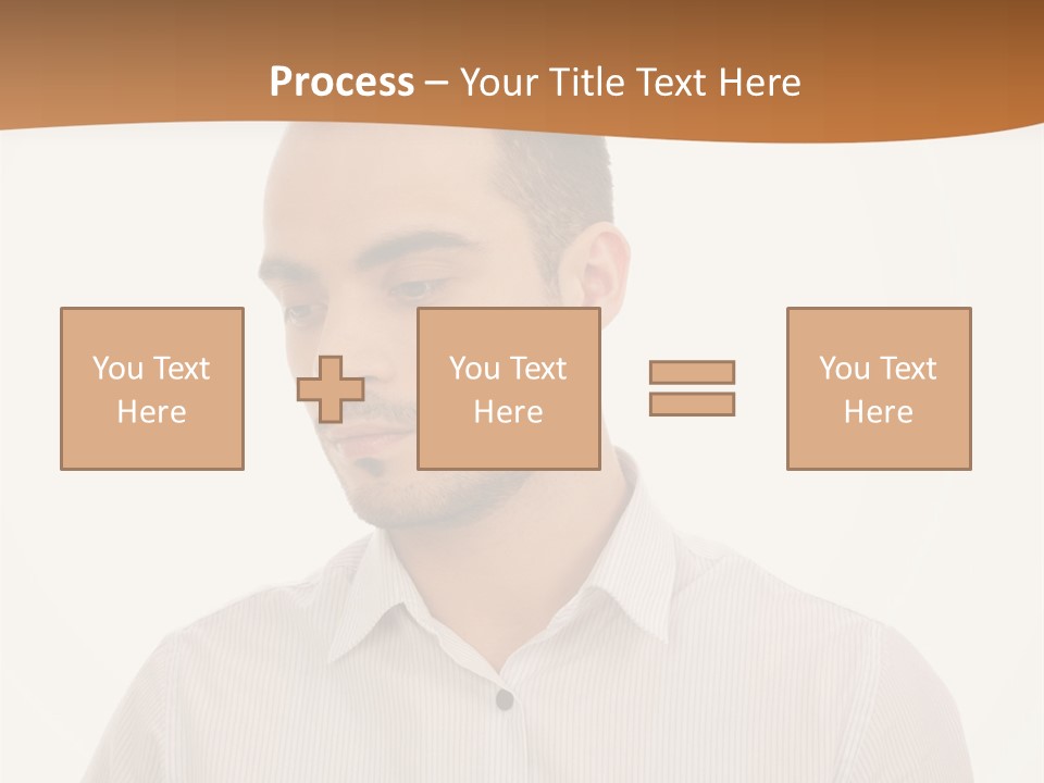 Male Overweight Sleeping PowerPoint Template
