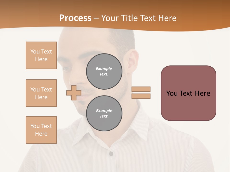 Male Overweight Sleeping PowerPoint Template