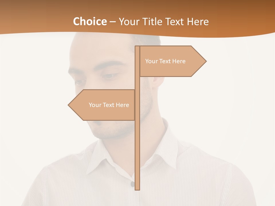Male Overweight Sleeping PowerPoint Template