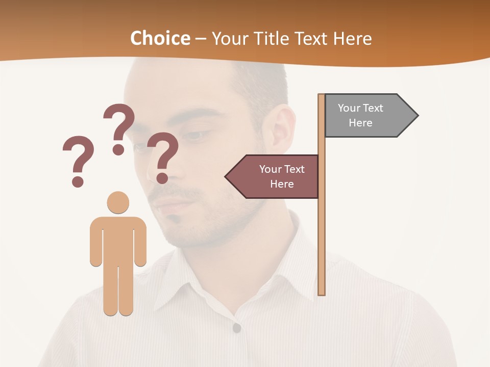 Male Overweight Sleeping PowerPoint Template