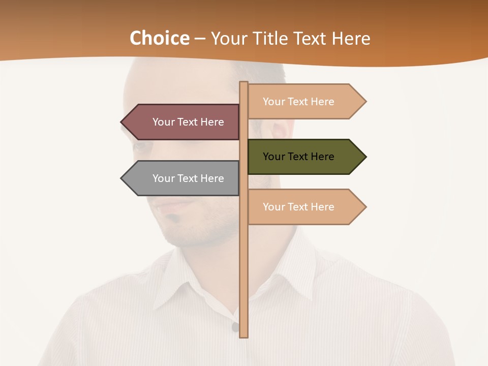 Male Overweight Sleeping PowerPoint Template